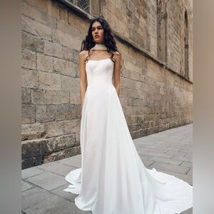 Jenny Yoo Addilyn Strapless Wedding Gown, Unworn and Unaltered